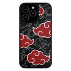 Coque de téléphone antichoc en silicone Kurama/Akatsuki pour iPhone