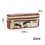 Luffy/Chopper/Zoro/Sanji figure pen bag with sufficient capacity