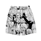 Luffy/Zoro/Sanji/Ace Bermuda ample d'été pour la maison