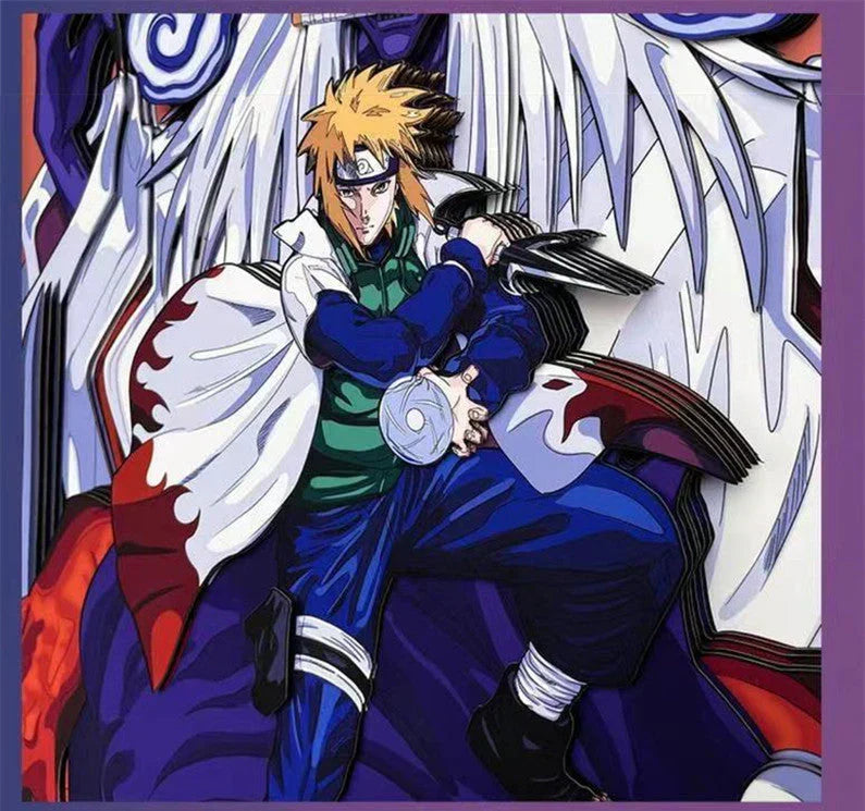 Namikaze Minato beau dessin animé, artisanat 3D