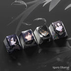 Capuchon de clavier mécanique créatif transparent Nezuko/Tanjirou/Tokitou Muichirou mignon