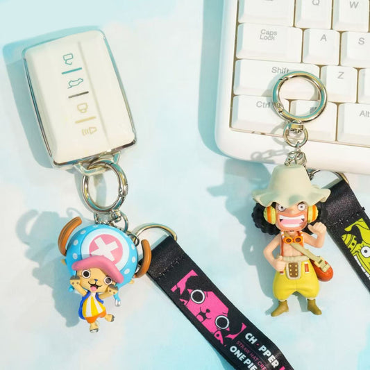 Luffy/Zoro/Sanji Anime Mystery Keychain Blind Box Hidden Rare Edition & Lanyard Surprise Otaku Gift