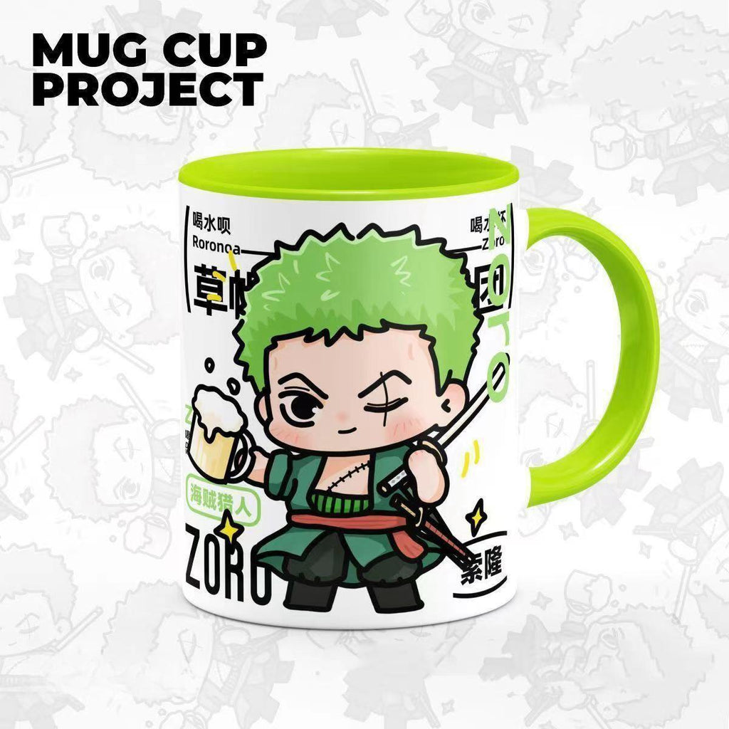 Tasses Luffy/Zoro/Ace Mignon motif personnage Résistant à la chaleur et durable