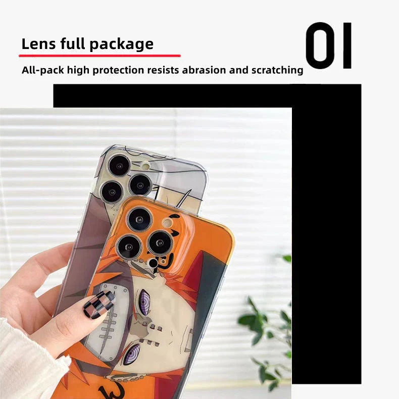 Coque de téléphone antichoc en silicone Pain/Kakashi Apple