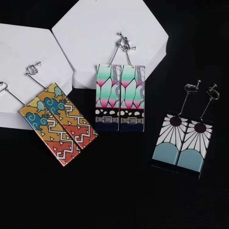 Magnifiques boucles d'oreilles Tanjirou/Nezuko pour un charme unique