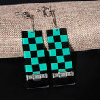 Magnifiques boucles d'oreilles Tanjirou/Nezuko pour un charme unique