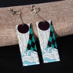 Magnifiques boucles d'oreilles Tanjirou/Nezuko pour un charme unique