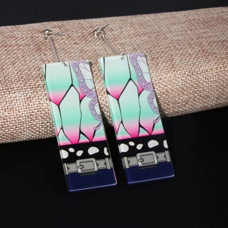 Magnifiques boucles d'oreilles Tanjirou/Nezuko pour un charme unique