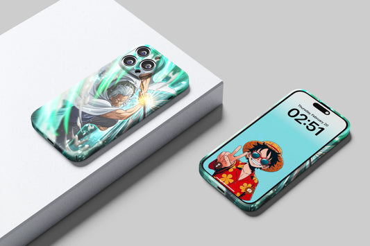 Dark King Rayleigh The king Maker | One Piece 3D Printed Anime Phone Case