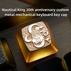 Luffy/Zoro role logo metal keyboard cap