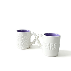One Piece Luffy Gear 5 Embossed Ceramic Mug - Anime Coffee Cup with 3D Handle