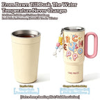 Gobelet isotherme One Piece Tony Tony Chopper 720 ml, Tasse à café glacé en acier inoxydable Anime avec porte-clés