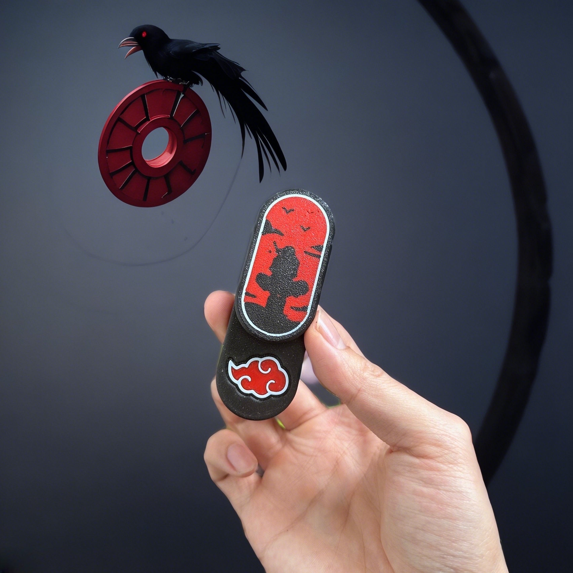 Itachi/Obito/Gaara Fire Shadow Ninja - Cartes poussoirs EDC inspirées pour le soulagement du stress