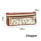 Luffy/Chopper/Zoro/Sanji figure pen bag with sufficient capacity