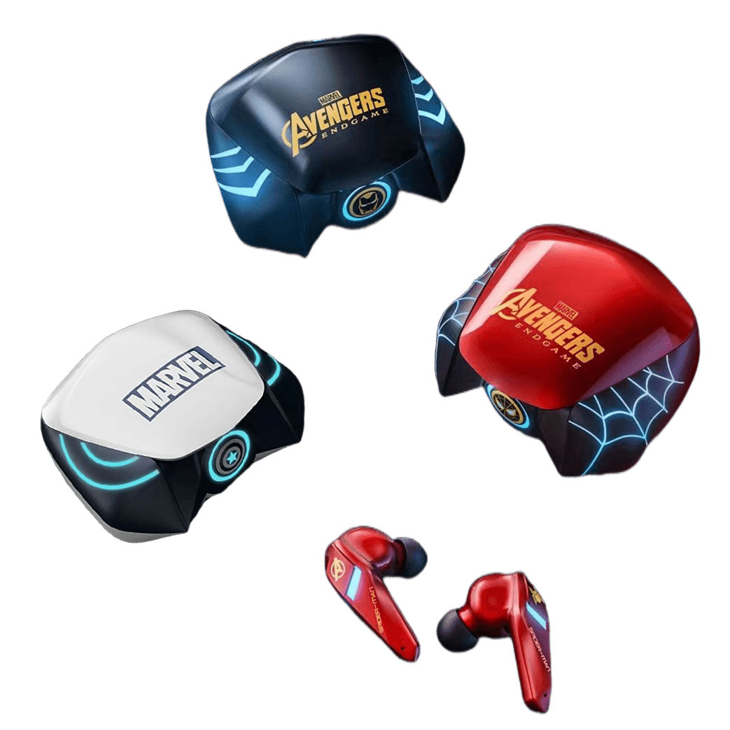 Marvel Spider‑Man Uzumaki Naruto Combo Pack, Wireless Bluetooth Earphones & Kunai Utility Knife