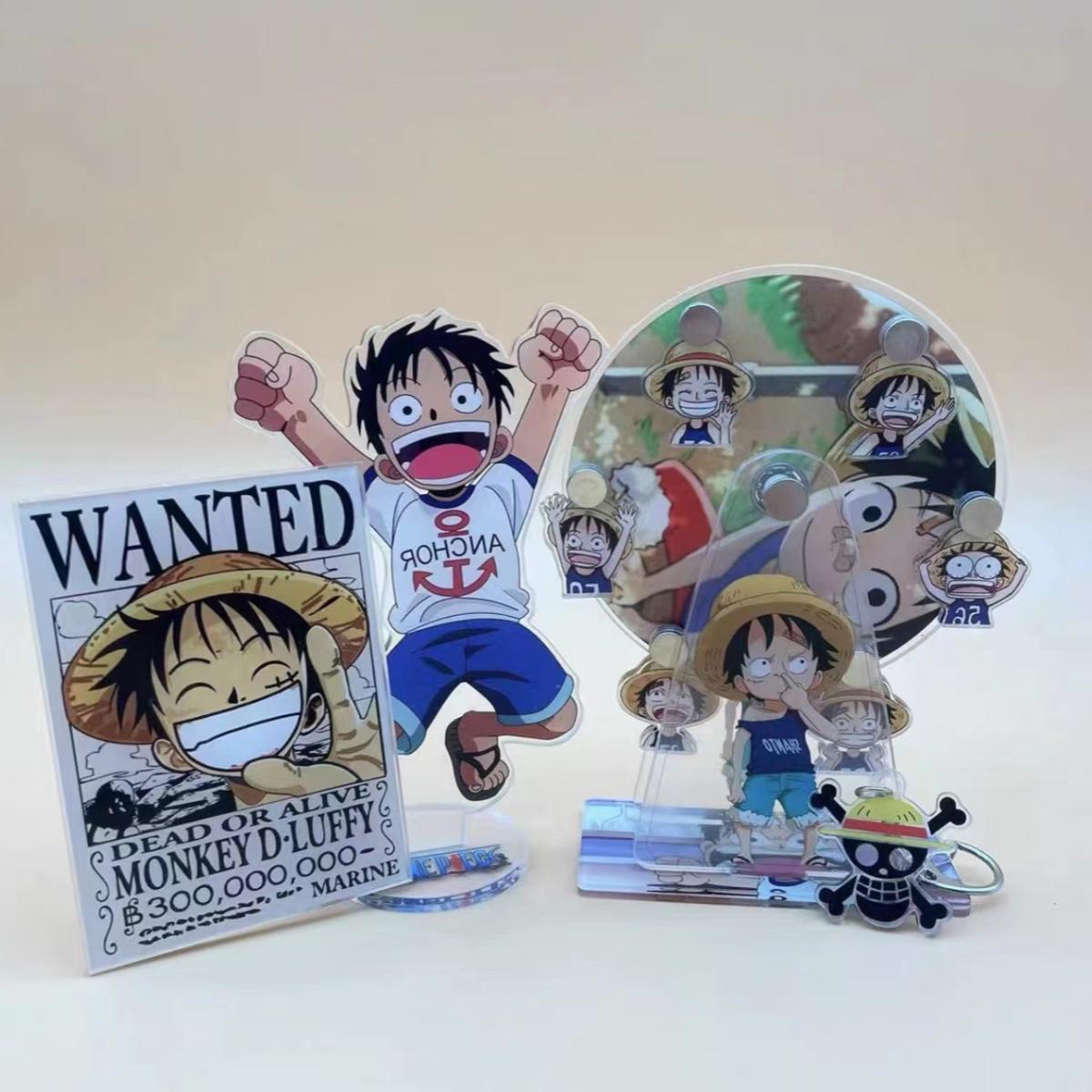 Décoration tour de Luffy/Ace/Sabo en acrylique avec grande roue