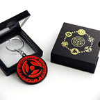 Porte-clés rotatif Sharingan Naruto - Jouet Fidget Spinner Uchiha Anime