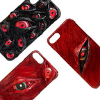 Coque de téléphone faite à la main Sasuke Sharingan - Coque en silicone anti-collision pour iPhone (tendance)