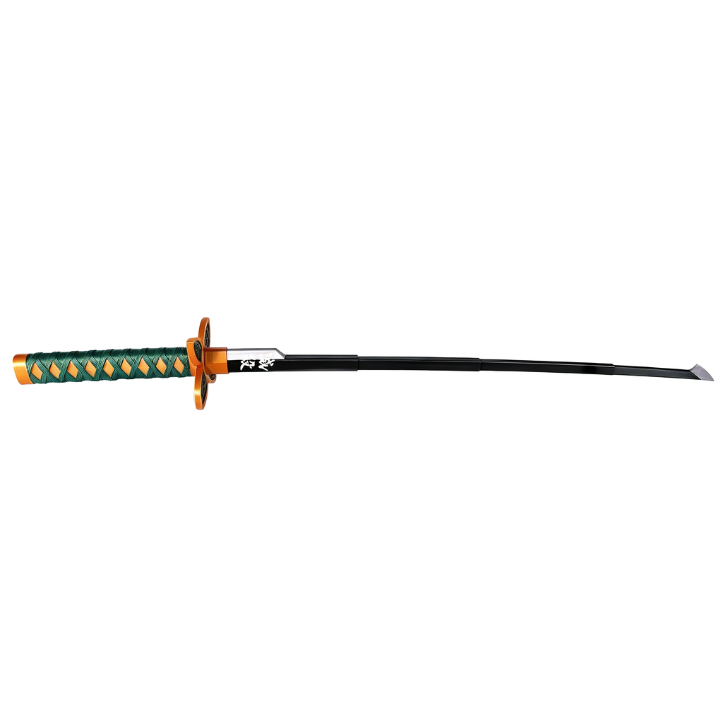 Demon Slayer Tanjiro Zenitsu Katana rétractable, Épée Accessoire de Cosplay Anime