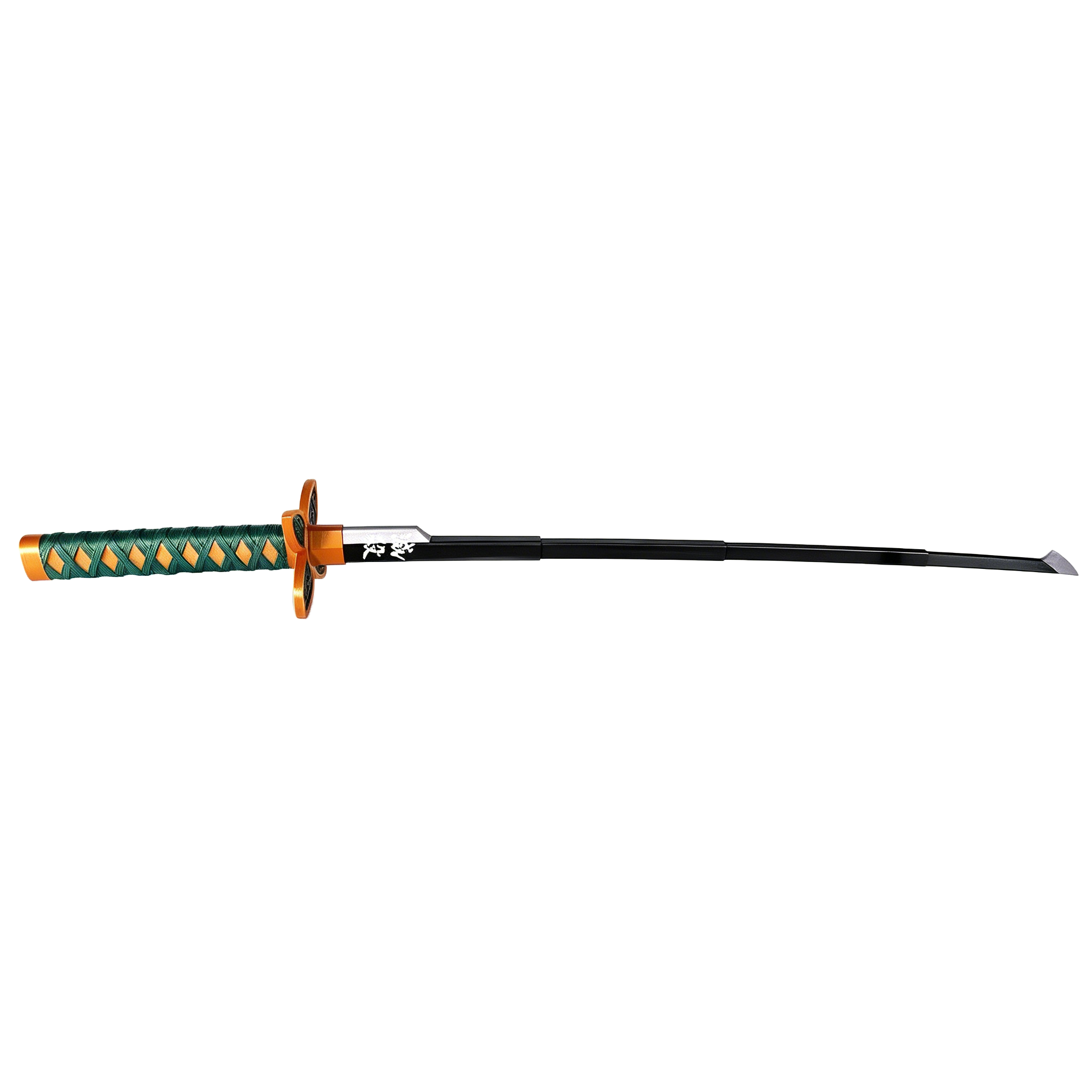 Demon Slayer Tanjiro Zenitsu Katana rétractable, Épée Accessoire de Cosplay Anime