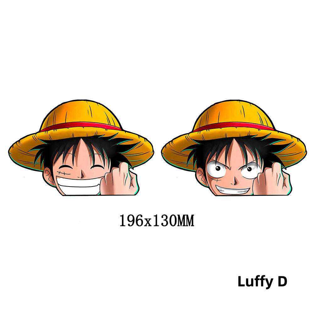 Luffy / Zoro / Nami 3D Gradient Stickers