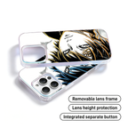 Coque de téléphone Naruto Gaara du désert à dégradé, coque antichoc Anime Aurora Border
