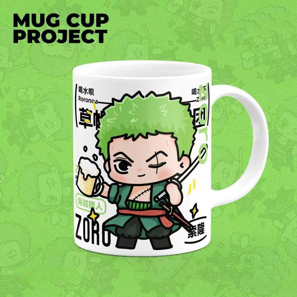 Tasses Luffy/Zoro/Ace Mignon motif personnage Résistant à la chaleur et durable