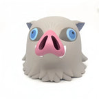 Version officielle Hashibira Inosuke de la tirelire décorative, amusante et adorable, en forme de cochon, qui change les pièces.
