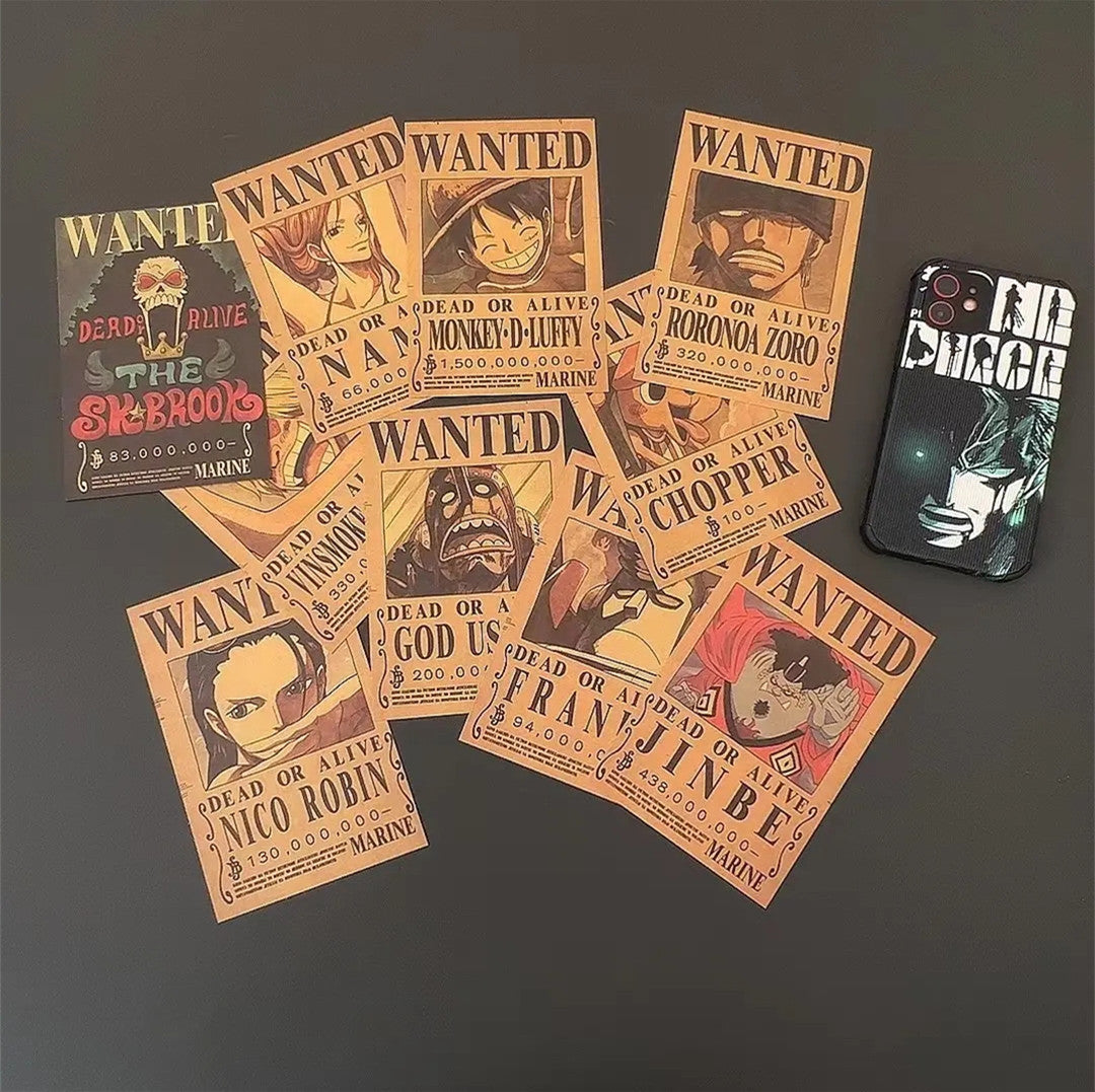 One Piece Wanted Poster Collector Books