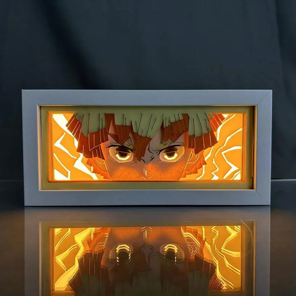 Tanjirou/Nezuko/Giyuu/Mitsuri Veilleuses de bureau exquises Luminescence Décoration de bureau