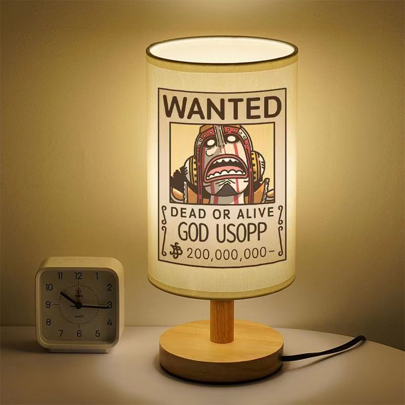 Luffy/Zoro petite lampe de table à LED, lampe de chevet, lampe de protection oculaire chaude pour étudiant