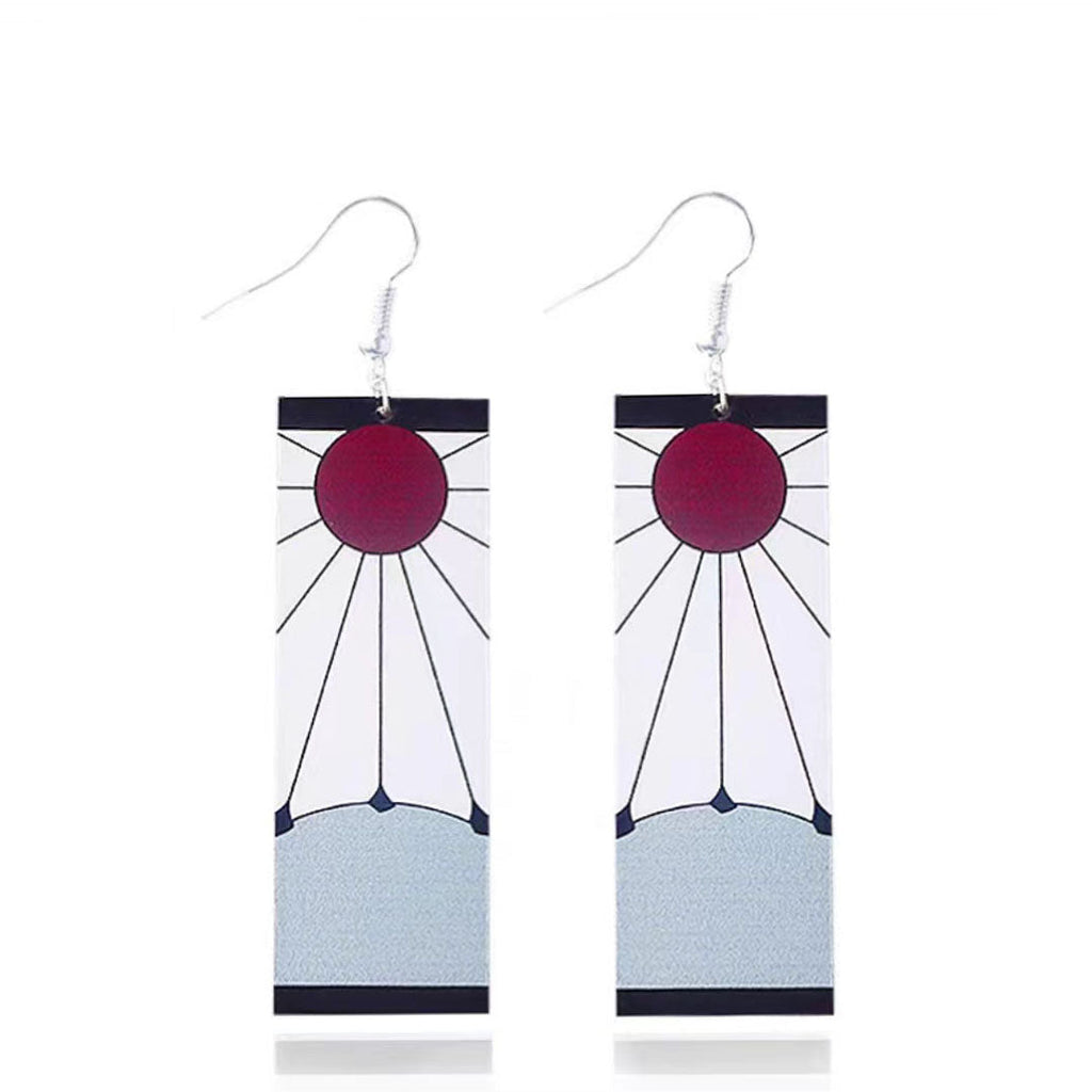Magnifiques boucles d'oreilles Tanjirou/Nezuko pour un charme unique
