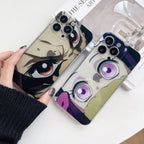 Coque de téléphone Nezuko/Tanjirou en silicone résistant aux chocs