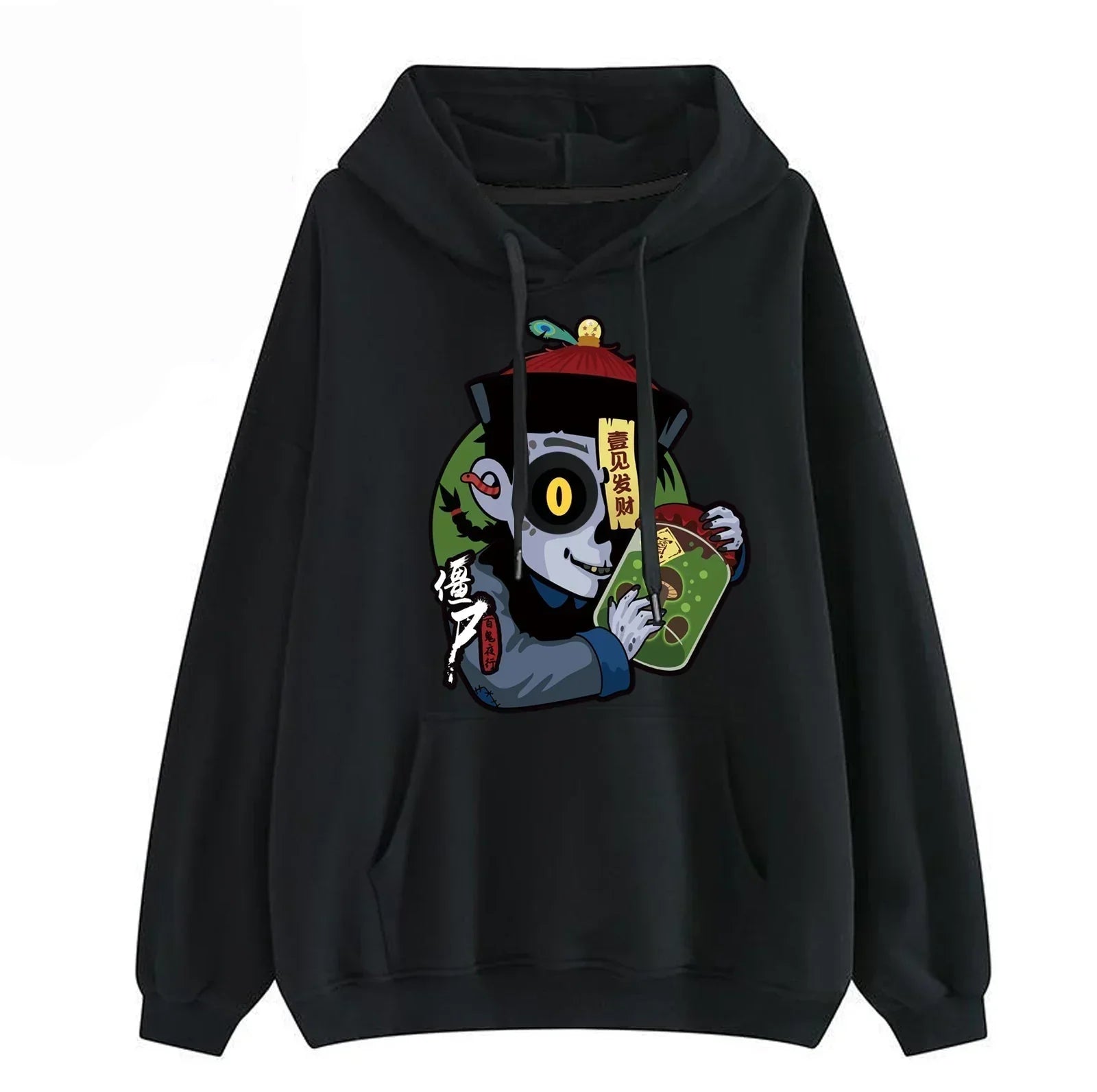 Modélisation du personnage de Sasuke, cool, créatif, dynamique, yeux clignotants, sweat à capuche dessin animé