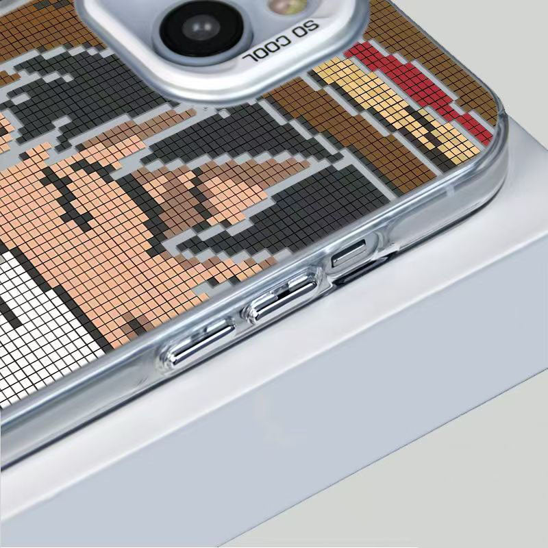 Coque de téléphone Luffy raffinée en silicone anti-choc pour iPhone