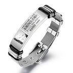 Bracelet en maille d'acier inoxydable avec poster de recherche gravé One Piece Monkey D. Luffy Roronoa Zoro, réglable, cadeau bijoux anime
