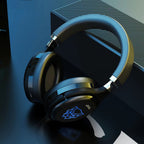 Casque de jeu Marvel Iron Man Black Panther, casque supra-auriculaire Bluetooth 5.1 avec lumière LED
