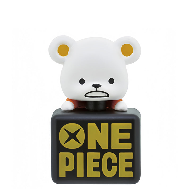 Kit de garage mini-modèles de personnages mignons Luffy/Chopper/Law - Des personnages mignons qui égayent votre humeur au quotidien