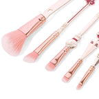 Naruto Gaara Anime Makeup Brush Set, Akatsuki Kunai Sharingan Cosmetic Brushes with Storage Bag
