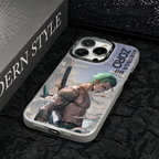Coque de téléphone anti-choc en silicone Zoro pour iPhone