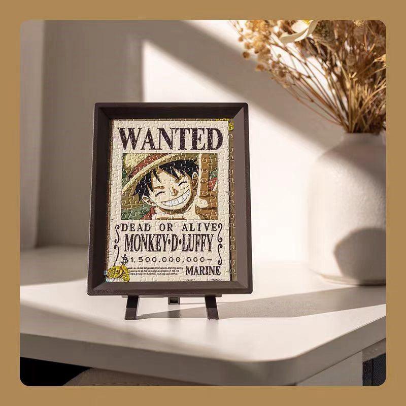 Luffy Personnage Prime Petit Puzzle Cadre Photo Décoration