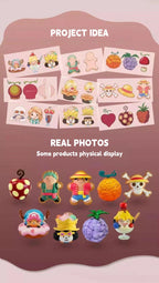 Luffy Magnet autocollant de réfrigérateur boîte mystère Autocollant de réfrigérateur personnage mignon