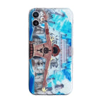 Coque de téléphone Luffy/Zoro en silicone antichoc pour iPhone