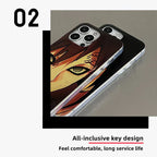 Coque de téléphone Itachi/Gaara Apple exquise en silicone anti-collision