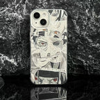 Coque de téléphone en silicone antichoc Sasuke/Itachi pour iPhone