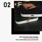 Sasuke/Itachi Coque de téléphone anti-collision en silicone tendance raffiné Apple