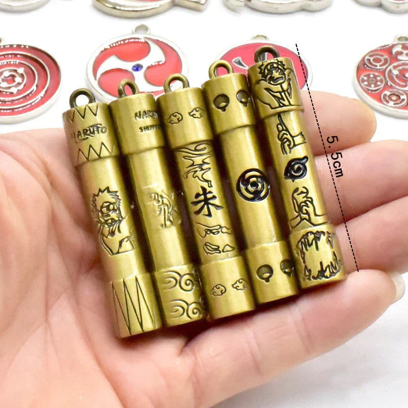 Naruto Naruto Uzumaki Sasuke Uchiha Anime Jewelry Gift Set, Ninja Kunai Headband Sharingan Pendant Collection Box