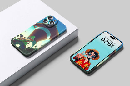 Zoro VS Kuma Shishi Sonson | One Piece 3D Printed Anime Phone Case