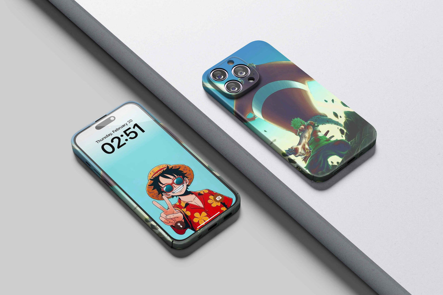 Zoro VS Kuma Shishi Sonson | One Piece 3D Printed Anime Phone Case