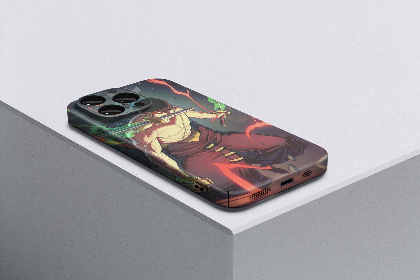 Zoro’s Haki Endless Ascent | One Piece 3D Printed Anime Phone Case